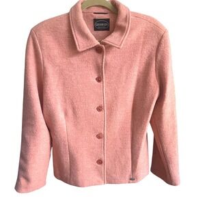 Geisswein Austria Vintage‎ Pink Merino Wool Blazer Jacket 44 /16